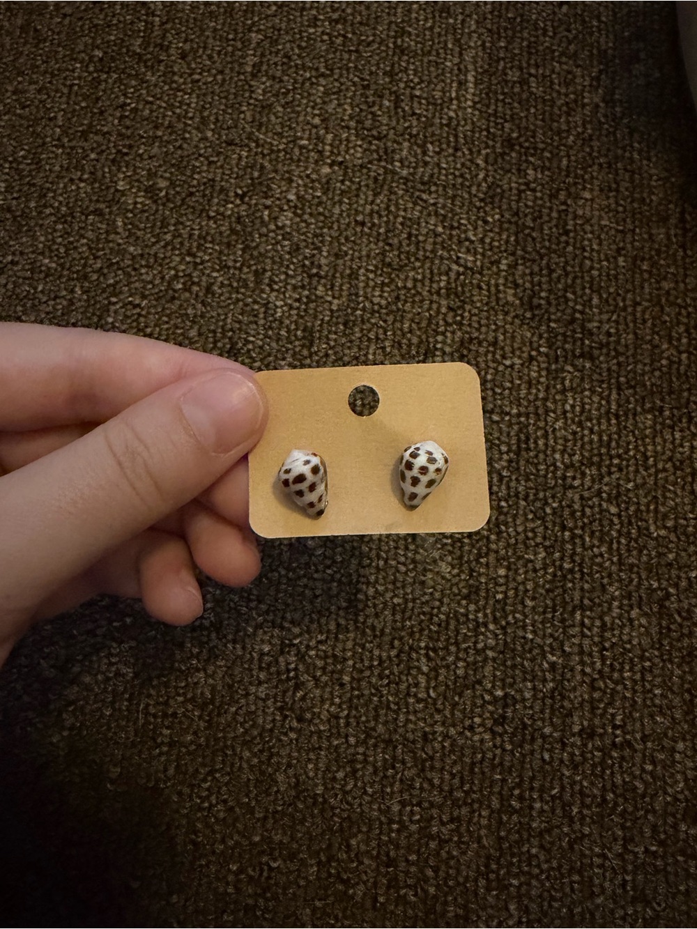 Handmade authentic shell earrings